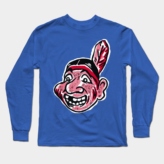 The Indians Long Sleeve T-Shirt by brainchaos